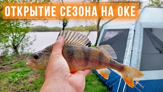 Отдых и рыбалка на Оке. Открытие сезона 2023 с ночевкой. РЫБА клюет! | camping and fishing 4K