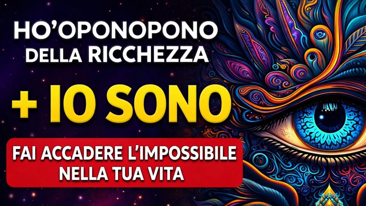 HOOPONOPONO DELLA RICCHEZZA + IO SONO | FAI ACCADERE L’IMPOSSIBILE ✨