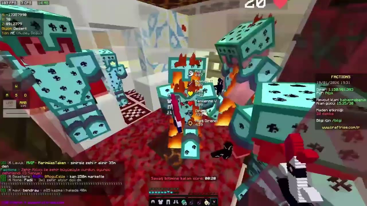 CR FACTİONS EDİT AVI #craftrise #factions #12