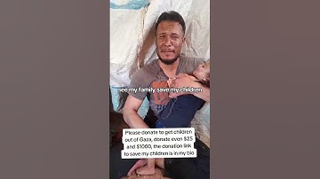 Ple save my family donate in bio my bio we ha gofund me page #gaza #ilovepalestina #sad #usa #baby