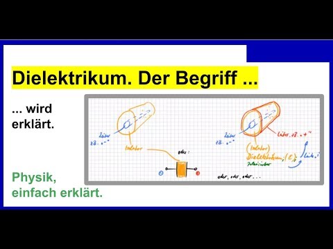 Dielektrikum im Kondensator. Der Begriff wird erklärt. - YouTube