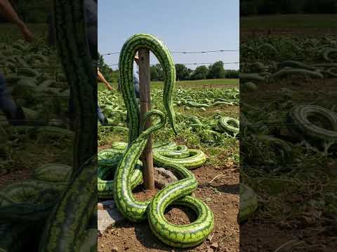 Farmers Harvest Long Watermelons Smartfarming Organicfarming Gardeningtips Farming