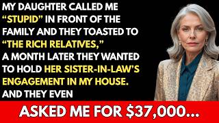 I Heard My Daughter Call Me Stupid. She Hosted Her Sister-in-Law’s Engagement in My House,...