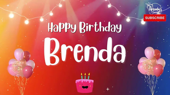 Happy Birthday Brenda | Personalized Birthday Gree...
