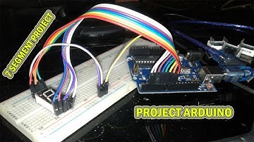 Tutorial dasar arduino memprogram Seven segment Commond anoda dan katoda