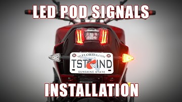 How to install LED Pod Signals on a 17-20 Yamaha FZ-09 by TST Industries
