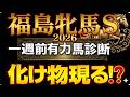 【福島牝馬ステークス2026競馬予想】1週前追い切り全頭診断|軍師AI指数・追い切り評価・前走内容・血統背景・福島適性と騎手まで含めて全20頭の現在地を1頭ずつ徹底的に診断整理パラディレーヌ波乱前提の