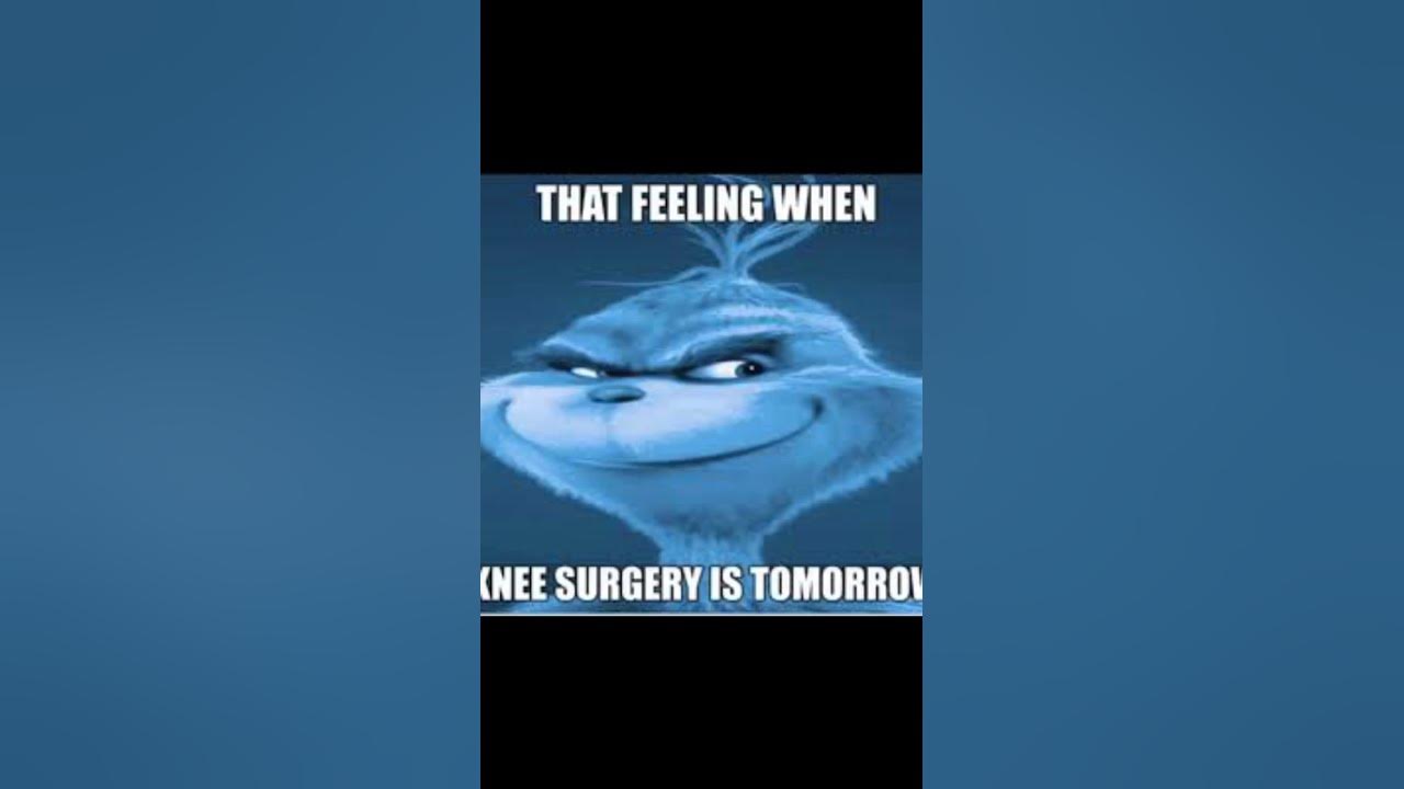 That Feeling When Knee Surgery Is Tomorrow Ai