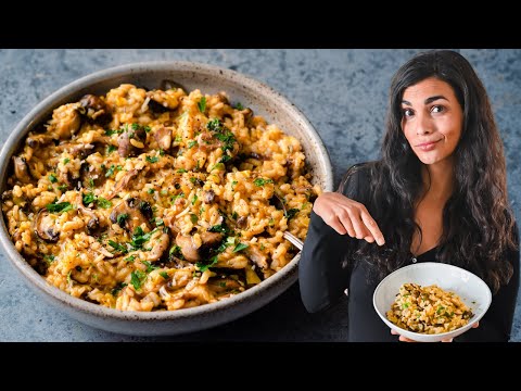 Vegan Mushroom Risotto - The most seductive dish