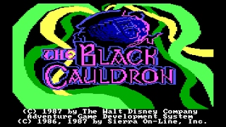 The Black Cauldron (PC/DOS) 1986, Longplay, Sierra online