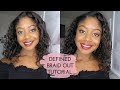 DEFINED BRAID OUT TUTORIAL ON RELAXED HAIR  | Low Manipulation Styling | Healthy Hair Junkie