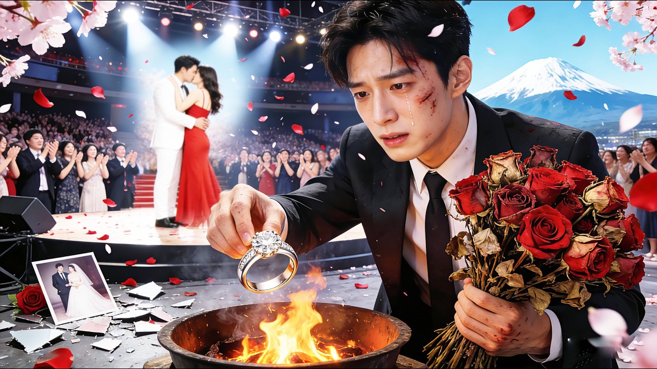 Vio a esposa besar amante en concierto, se fue, casó con actriz bella. Ex se arrepiente.