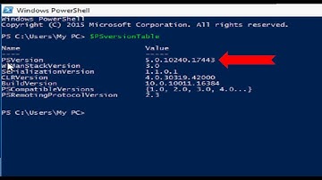 How to Check Powershell Version on in Windows 10