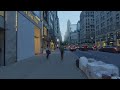 3D VR 180, New York City,  Manhattan, 5th Ave, 48st to 47st, left side.