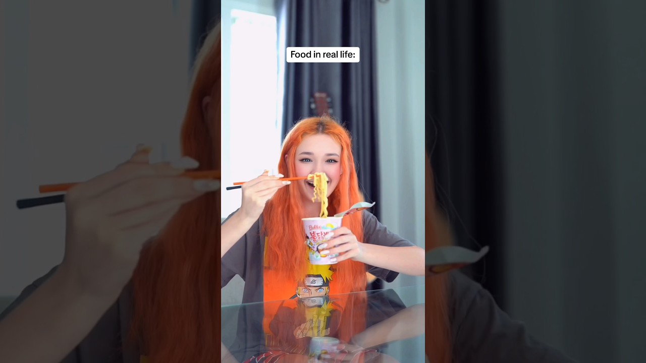 anime food hits differently 😭😭 #anime #cosplay