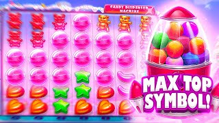 I GOT MAX TOP SYMBOL ON THIS SUGAR RUSH BONUS!!! (HUGE WIN)