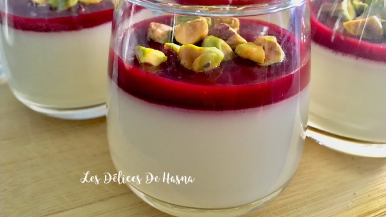 Panna cotta à la crème de pistache - Recette Ptitchef