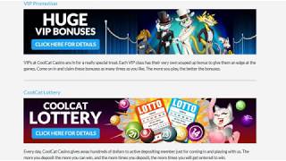 CoolCat Casino - $3000 Signup Bonus + 100 Free Spins - Amazing Casino Games