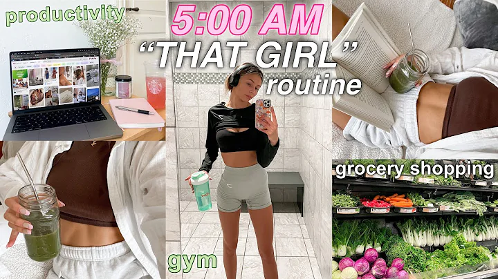living like "THAT GIRL" for a day! *waking up at 5...