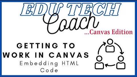 Canvas Fixtures: Getting to Work in Canvas- Embedding HTML Code