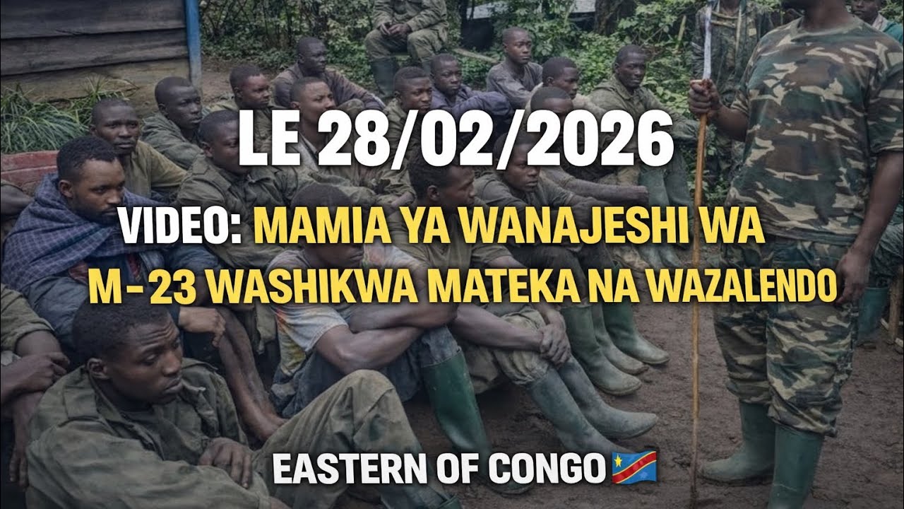 GOOD NEWS : TAZAMA WANAJESHI WA M-23 WALIYOSHIKWA MATEKA NA WAZALENDO HUKO MASHARIKI MWA DRC