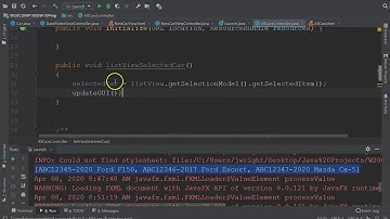 Week 12 Select item in ListView