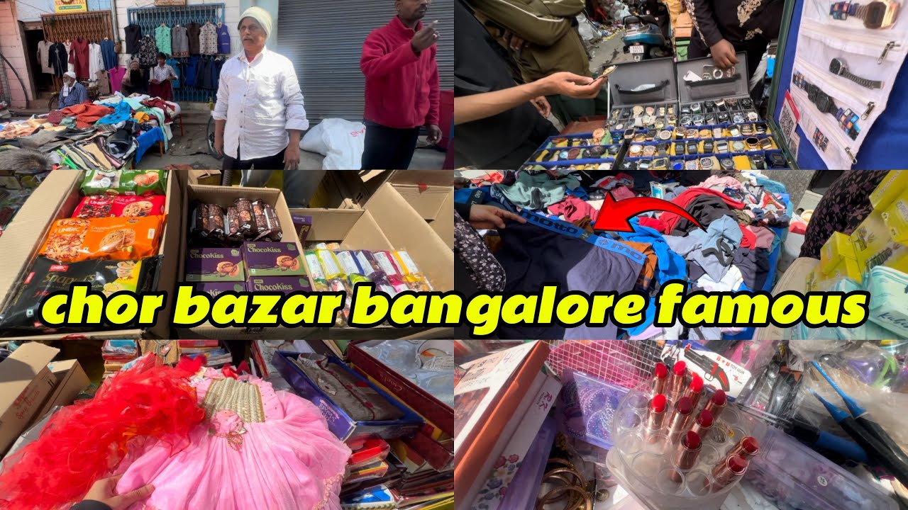 Bangalore Sunday Market Loot 😳 Chor Bazaar Me 50₹–100₹ Ke Deals 🤯🛍️