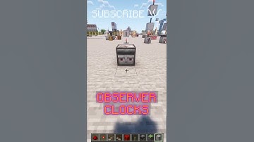 How OBSERVER CLOCKS can be made EVEN FASTER! | Redstone with PsiVolt #minecraft #redstone