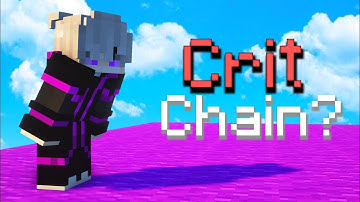 the best way to start a Crit Chain....?