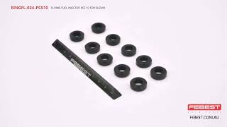 RINGFL-024-PCS10 O-RING FUEL INJECTOR PCS 10 FOR SUZUKI