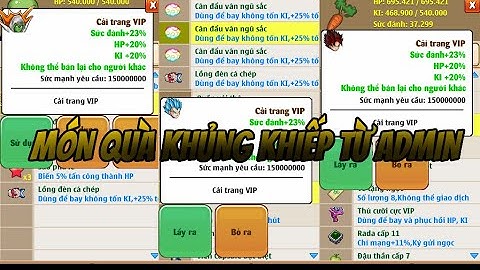 Ngọc Rồng Online - Món Quà Admin Tri Ân Game Thủ, Thủ Thuật Nhận Cải Trang VIP 10K Ngọc Free !