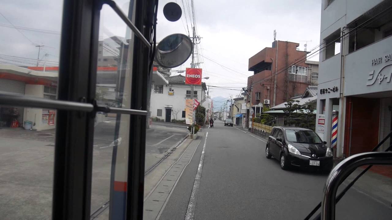 【前面展望】別府駅～鶴高前～亀川駅【亀の井バス】