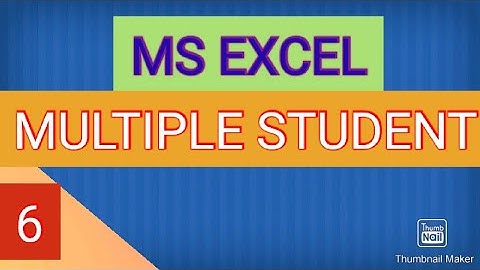MULTIPLE STUDENTS PASS OR FAIL BY USING EXCEL IN TELUGU #APPSC #APPSCCPT #CPTFORPSGRADEV&VRO #TSPSC