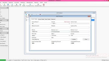 How to Add vendor in Rednote Accounting software