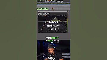 Quick Vocal EQ Tutorial! ⚠️Here are some common frequency ranges to be aware of when EQing