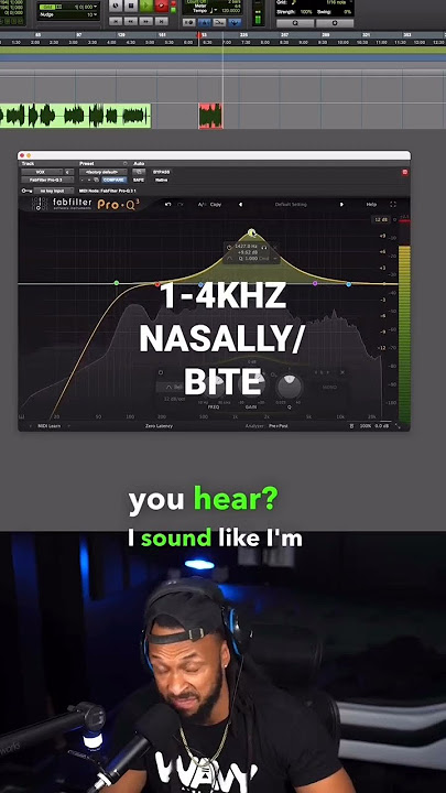 Quick Vocal EQ Tutorial! ⚠️Here are some common frequency ranges to be aware of when EQing