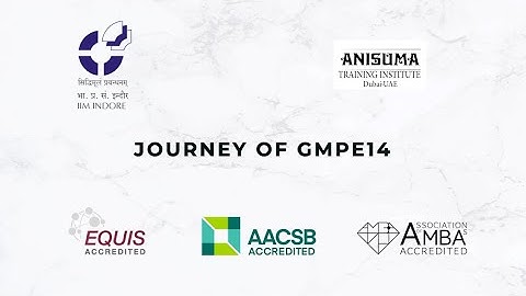 IIM Indore & Anisuma : Journey of General Management Programme for Executives Batch 14