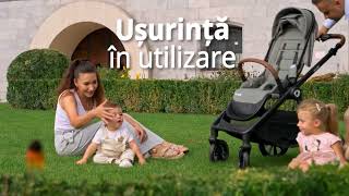 Carucior modular 3in1 Coccolle Aspen cu Scoica iSize Coccolle Knox - smart-baby.ro