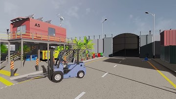 360 Container Yard | Environment Asset | Unity | 3d Game Asset