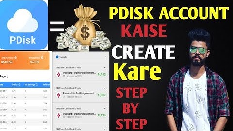 How To Create Pdisk Account | Pdisk Account Kaise Create Kre |