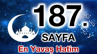 Kuran 187. sayfa / Tevbe Suresi 2. sayfa / yavaş okuyuş 10. cüz 187. sayfa / ok takipli 187. sayfa