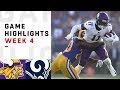 Vikings vs. Rams Week 4 Highlights | NFL 2018