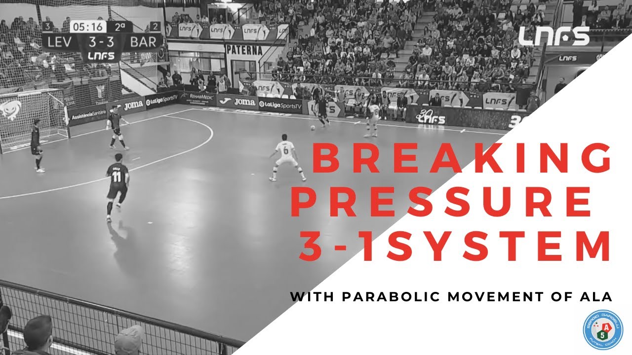 Breaking Pressure Into the 3-1 System with parabolic entrance of ala| futsal class
