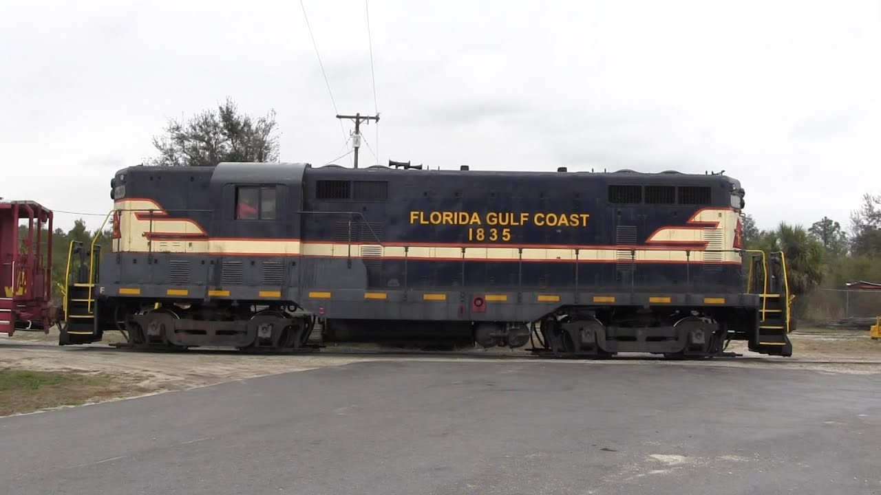Florida Railroad Museum, EMD High Hood GP7 #1835 & CF7 #204, 2-19