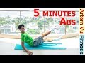 Abs in Just 5 minutes a Day Home Ab Workout #ArtemFitness
