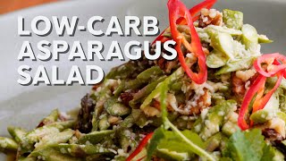 1-Min Recipe • Low-carb asparagus salad