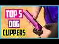 Top 5 Best Dog Clippers In 2021  Review & Tips