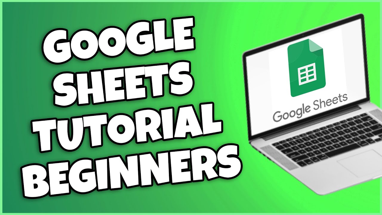 How To Use Google Sheets For Beginners (2023 TUTORIAL) - YouTube