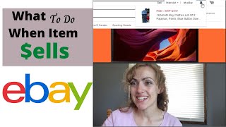 What To Do When Item Sells On eBay