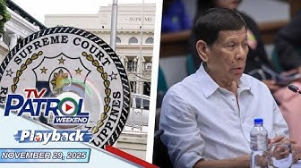 Thumbnail for TV Patrol Weekend Playback | November 29, 2025